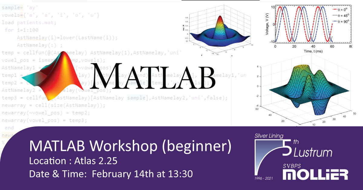 MATLAB Workshop (beginner) - S.v.b.p.s. Mollier